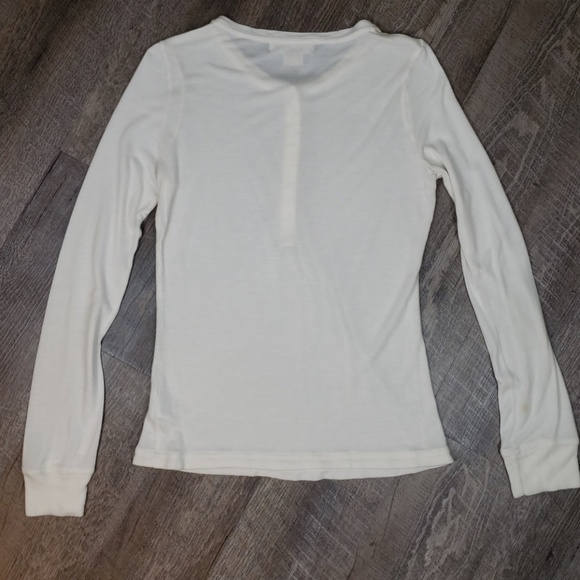 Michael Kors long sleeve rhinestone button top, M - Picture 7 of 8